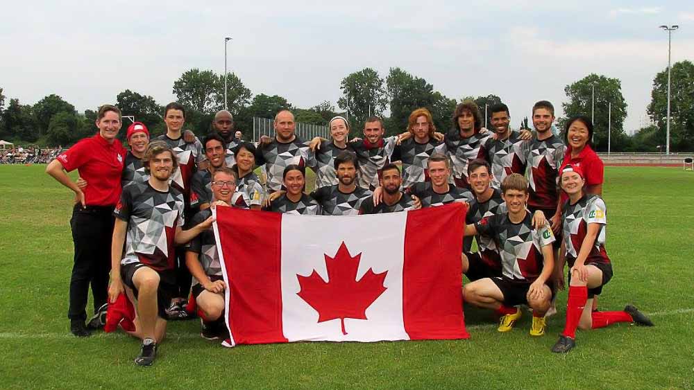 Quidditch Canada 2016 team photo.