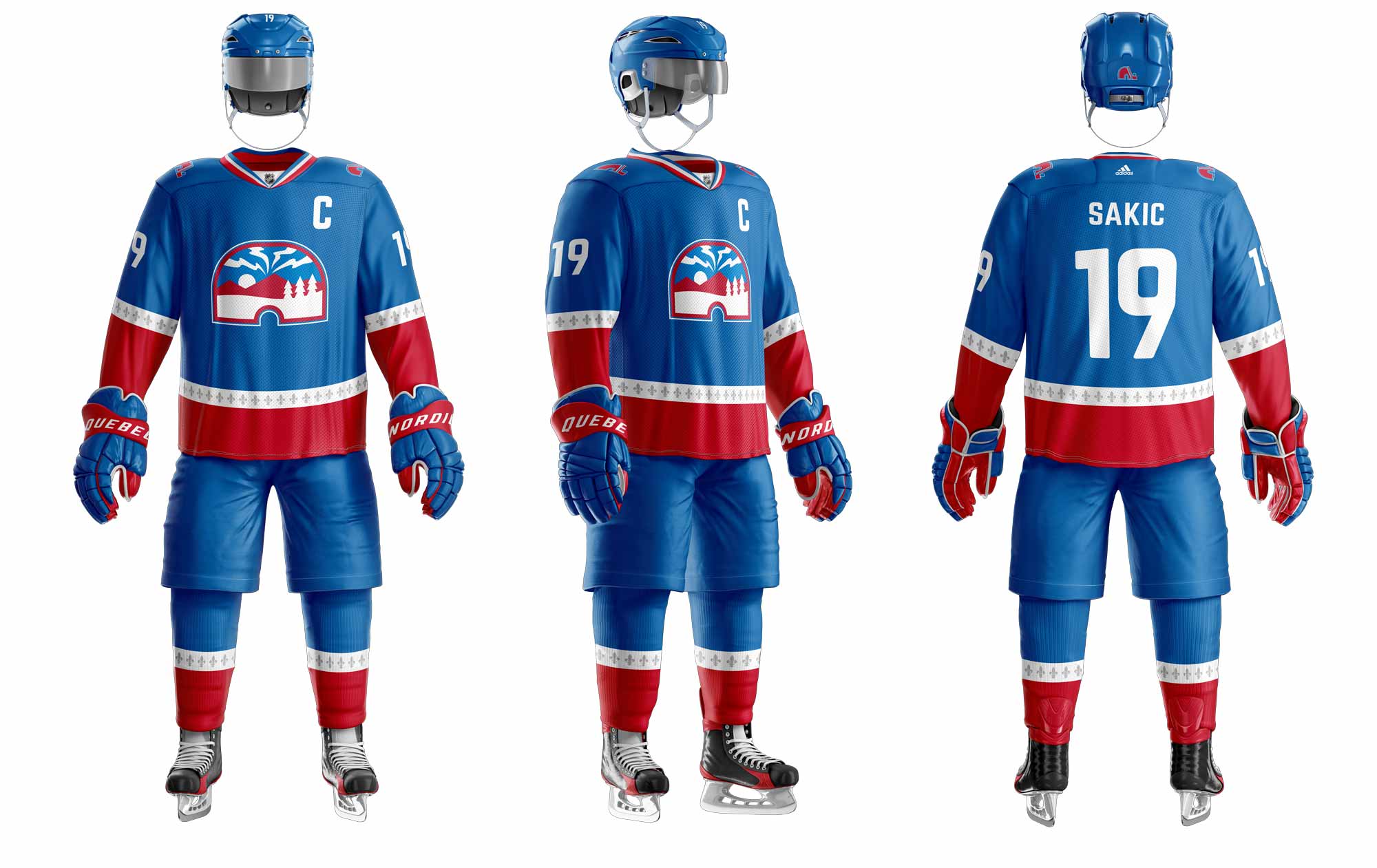Someone gave the Quebec Nordiques jerseys a makeover and they're pretty  sweet - Article - Bardown